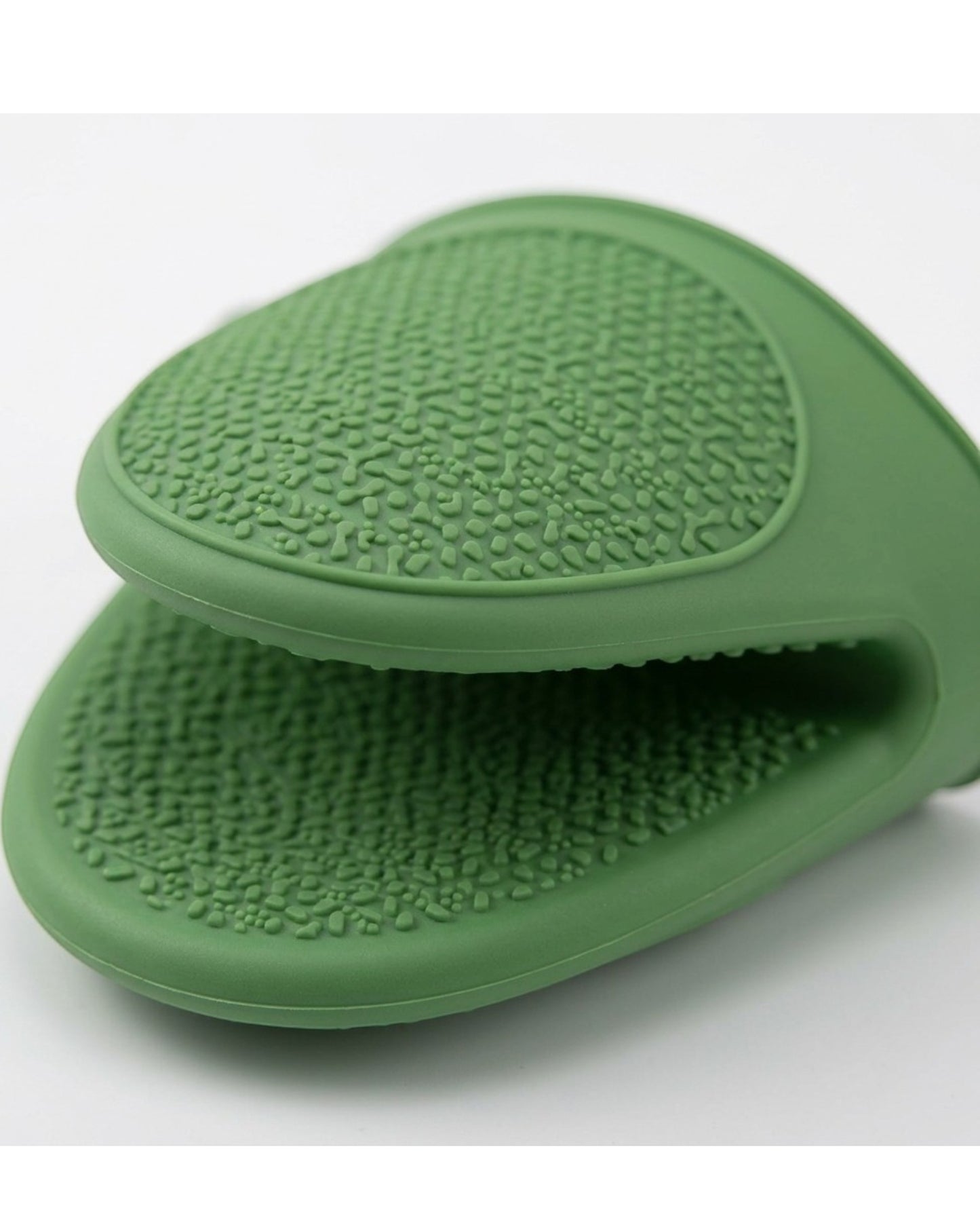 Bjwfx Silicone Mini Oven Mitts 2-Pack Green